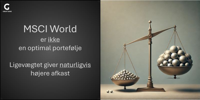 MSCI World er ikke en optimal portefølje