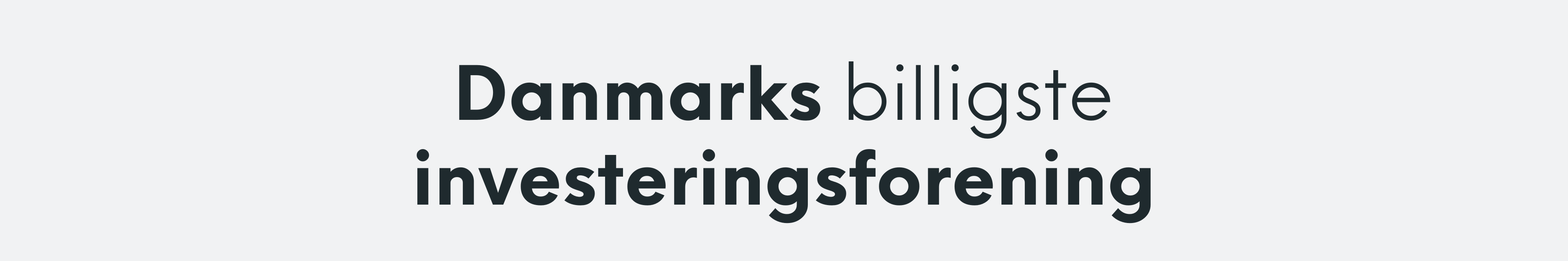 Danmarks billigste investeringsforening