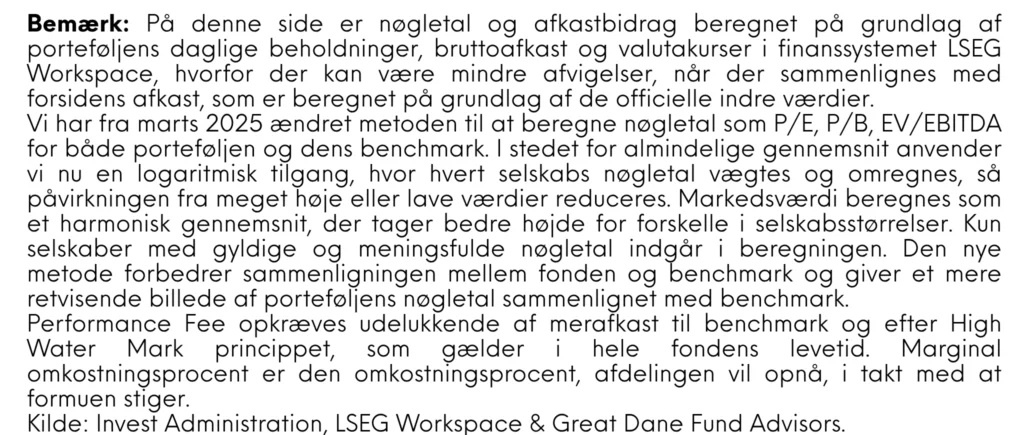 Note Great Dane Global Value udb. marts 2026